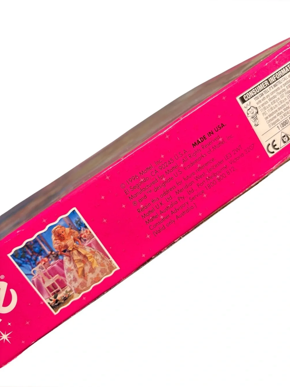 Vintage 1996 Barbie Ribbons Roses 100 Piece Puzzle 16